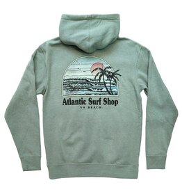 Atlantic Surf Co Atlantic Surf Windy Shoals Hoodie Aloe Green
