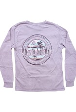 Atlantic Surf Co Atlantic Surf Shop Happiness Waves Longsleeve T-shirt Lavender