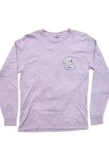 Atlantic Surf Co Atlantic Surf Shop Happiness Waves Longsleeve T-shirt Lavender