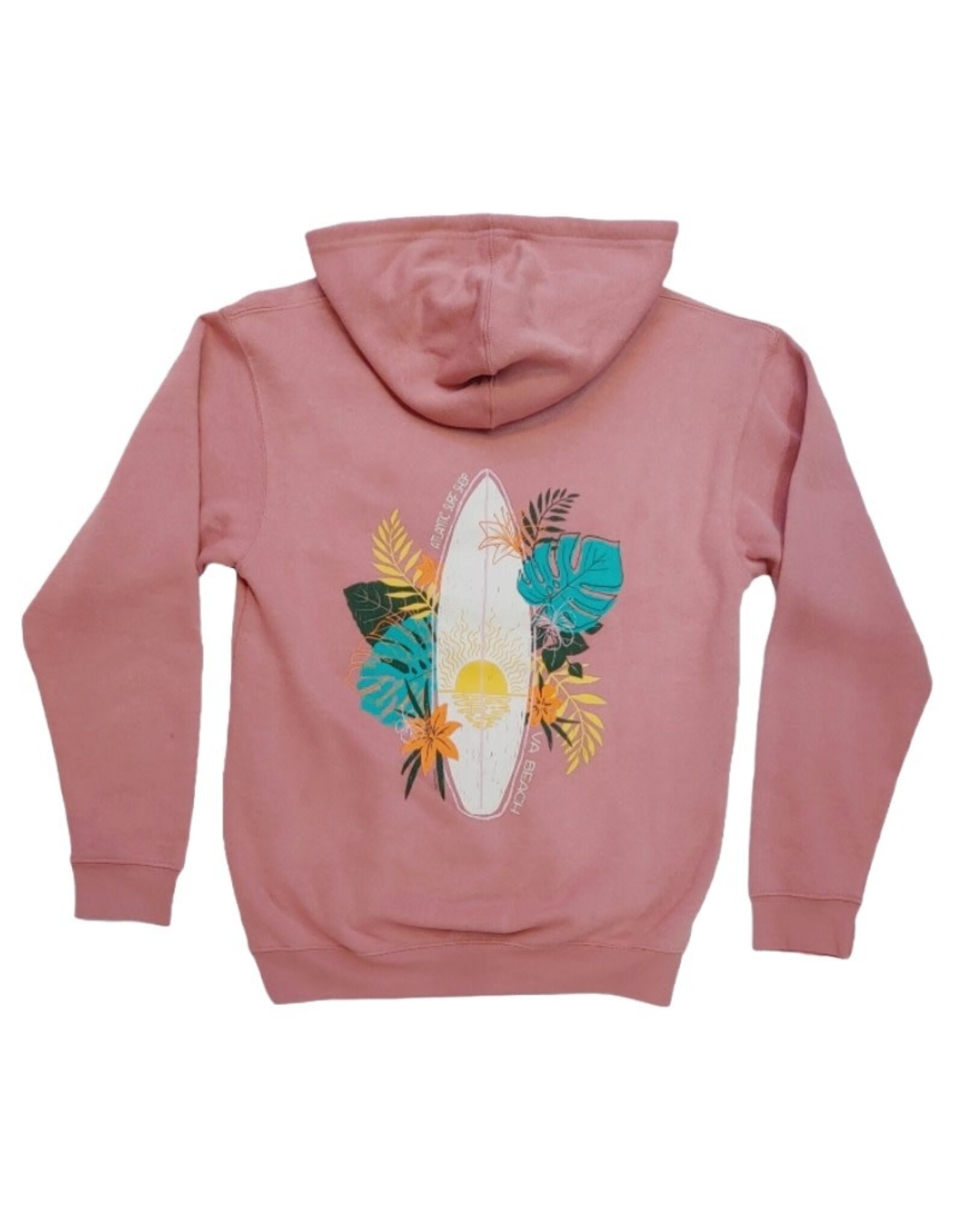 Atlantic Surf Co Atlantic Surf Tropical Board Hoodie Mauve