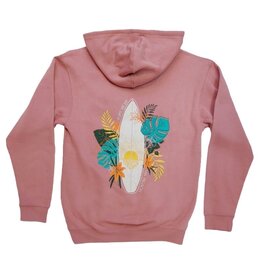 Atlantic Surf Co Atlantic Surf Tropical Board Hoodie Mauve