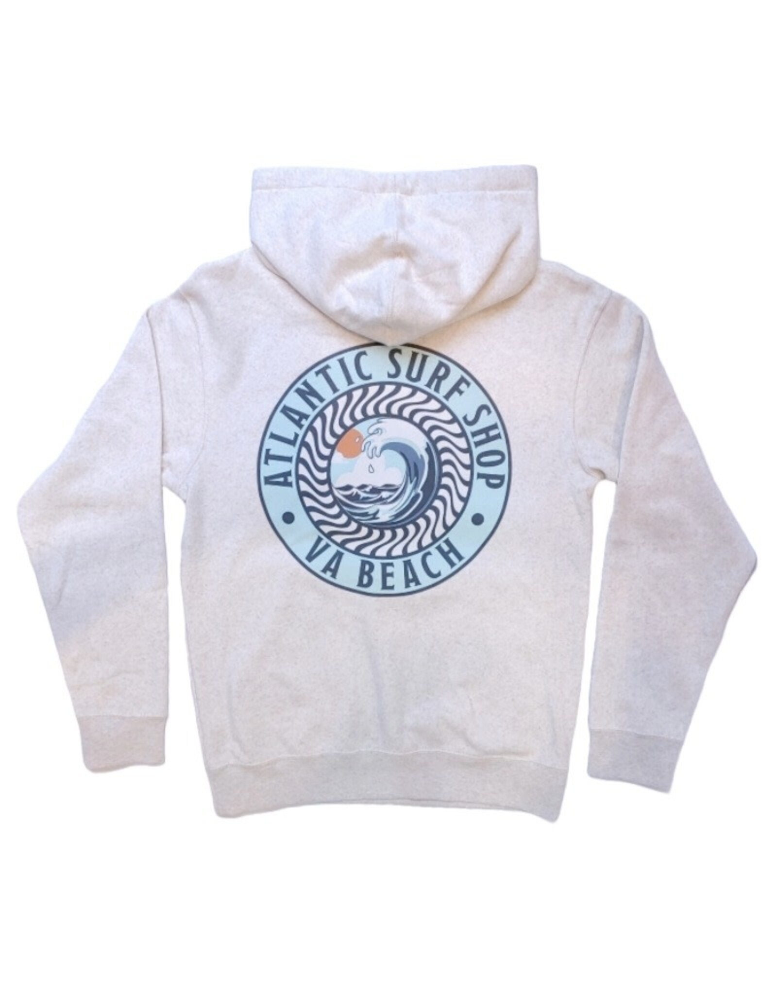 Atlantic Surf Co Atlantic Surf Hypnotic Wave Hoodie Ivory