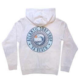 Atlantic Surf Co Atlantic Surf Hypnotic Wave Hoodie Ivory