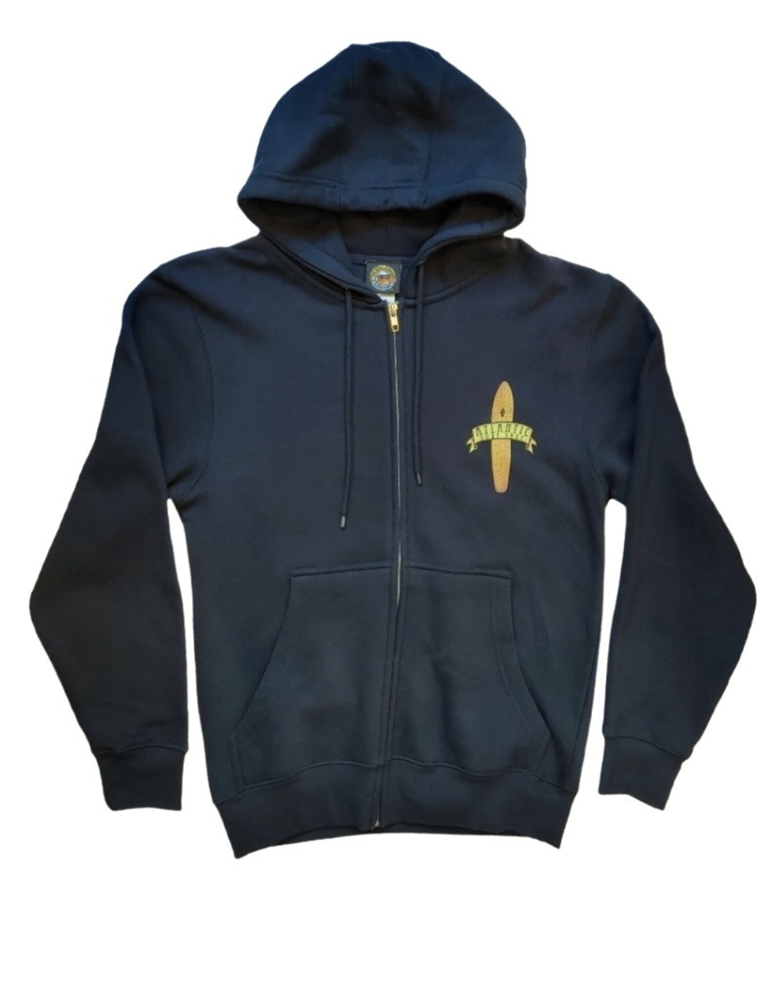 Atlantic Surf Co Atlantic Surf Surfboard Evolution Zip Up Hoodie Navy