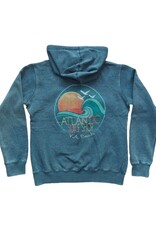 Atlantic Surf Co Atlantic Surf Ocean Sunset Zip Hoodie Denim Blue