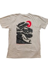 Atlantic Surf Co Atlantic Surf Legendary Waves T-shirt Stone Grey