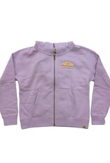Atlantic Surf Co Atlantic Surf Coral Rays Youth Zip Hoodie Lavender
