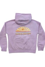 Atlantic Surf Co Atlantic Surf Coral Rays Youth Zip Hoodie Lavender