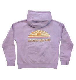 Atlantic Surf Co Atlantic Surf Coral Rays Youth Zip Hoodie Lavender