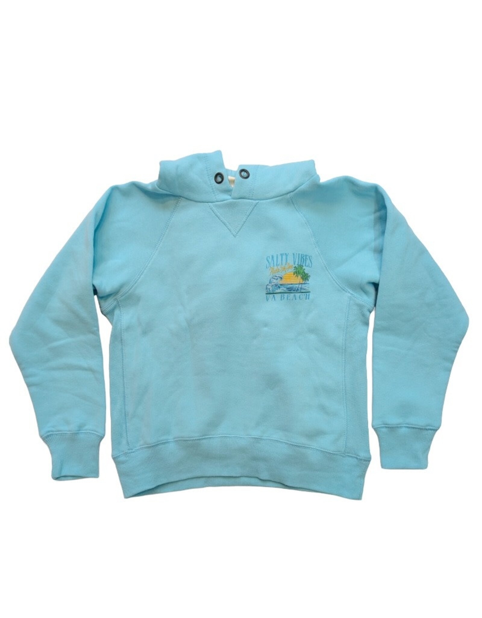 Atlantic Surf Co Atlantic Surf Salty Vibes Youth Hoodie Blue