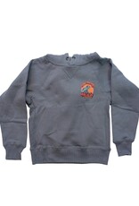 Atlantic Surf Co Atlantic Surf Ocean Flower Youth Hoodie Grey Blue