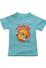 Atlantic Surf Co Atlantic Surf Surf's Up Youth T-shirt Aquamarine