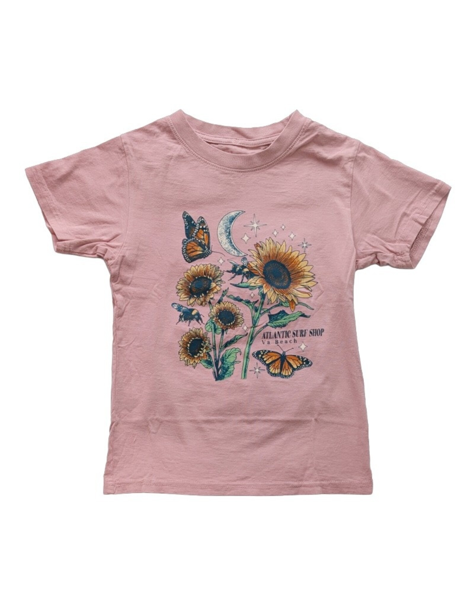 Atlantic Surf Co Atlantic Surf Sunflower Youth T-shirt Rose