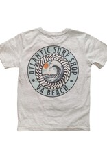 Atlantic Surf Co Atlantic Surf Hypnotic Wave Youth T-shirt Ivory