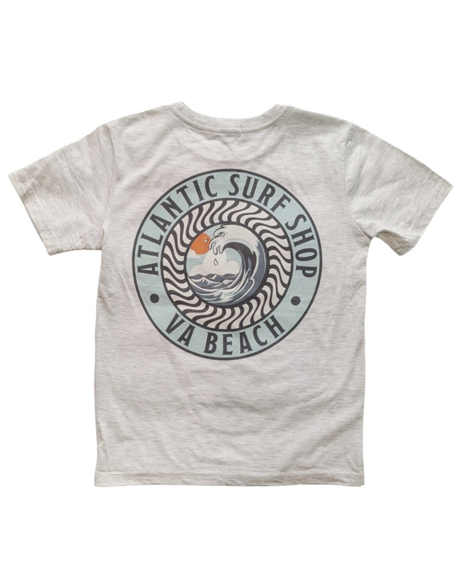 Atlantic Surf Co Atlantic Surf Hypnotic Wave Youth T-shirt Ivory