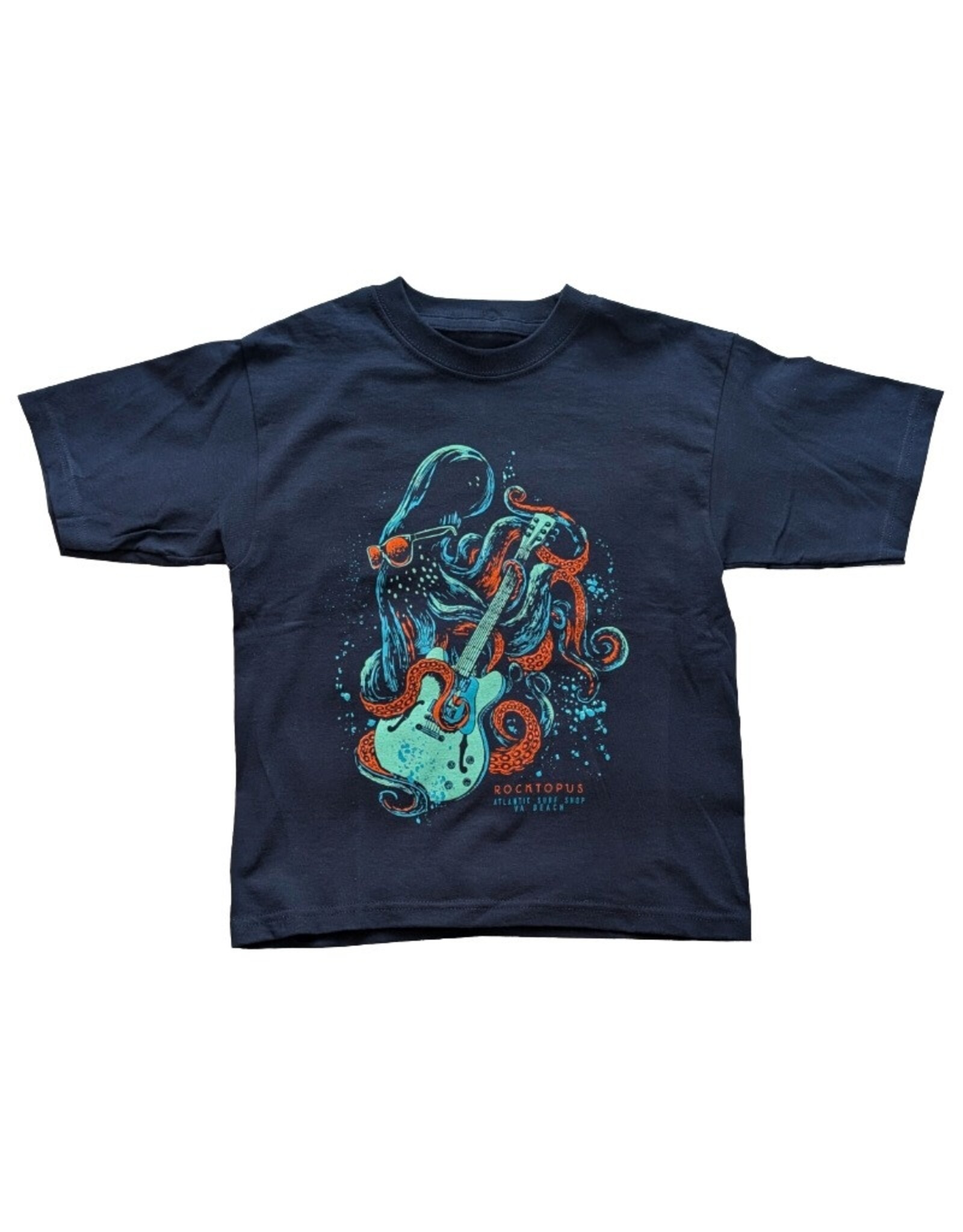 Atlantic Surf Co Atlantic Surf Rocktopus Youth T-shirt Navy