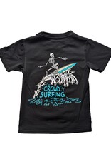 Atlantic Surf Co Atlantic Surf Shop Crowd Surfing Youth T-shirt Black