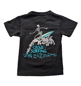 Atlantic Surf Co Atlantic Surf Crowd Surfing Youth T-shirt Black