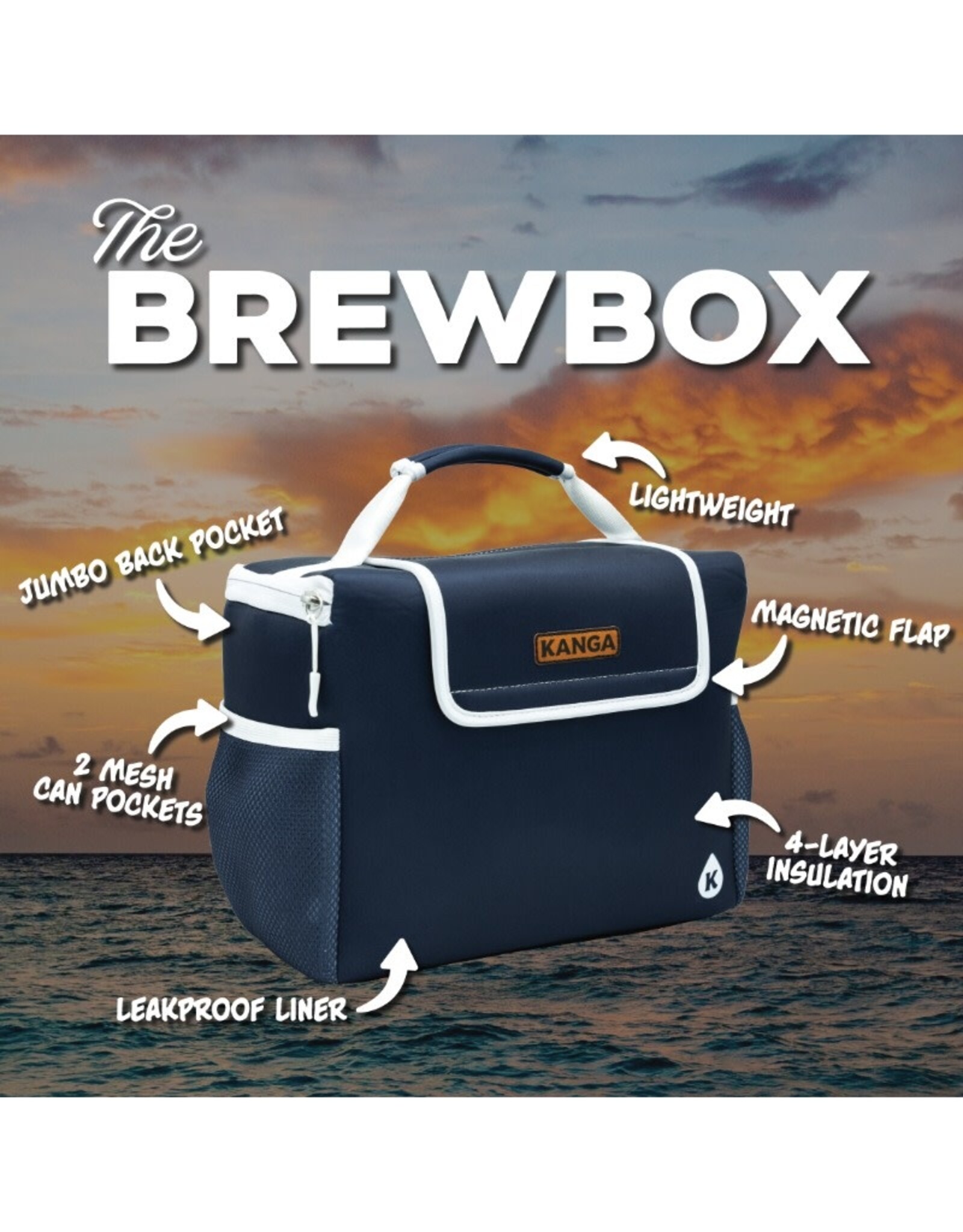 Kanga Coolers Kanga Coolers Brew Box Maritime