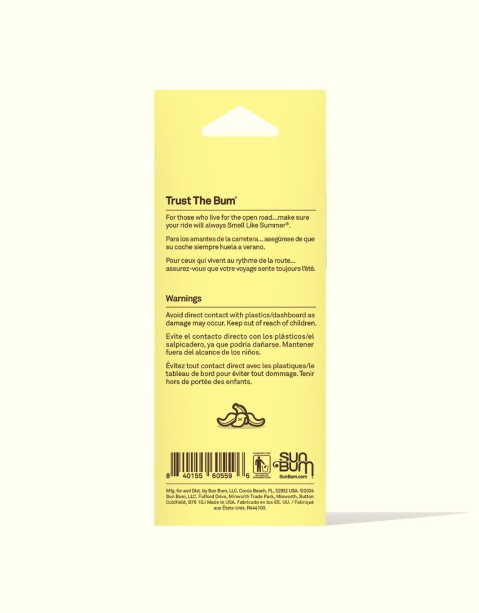Sun Bum Sun Bum Banana Air Freshener