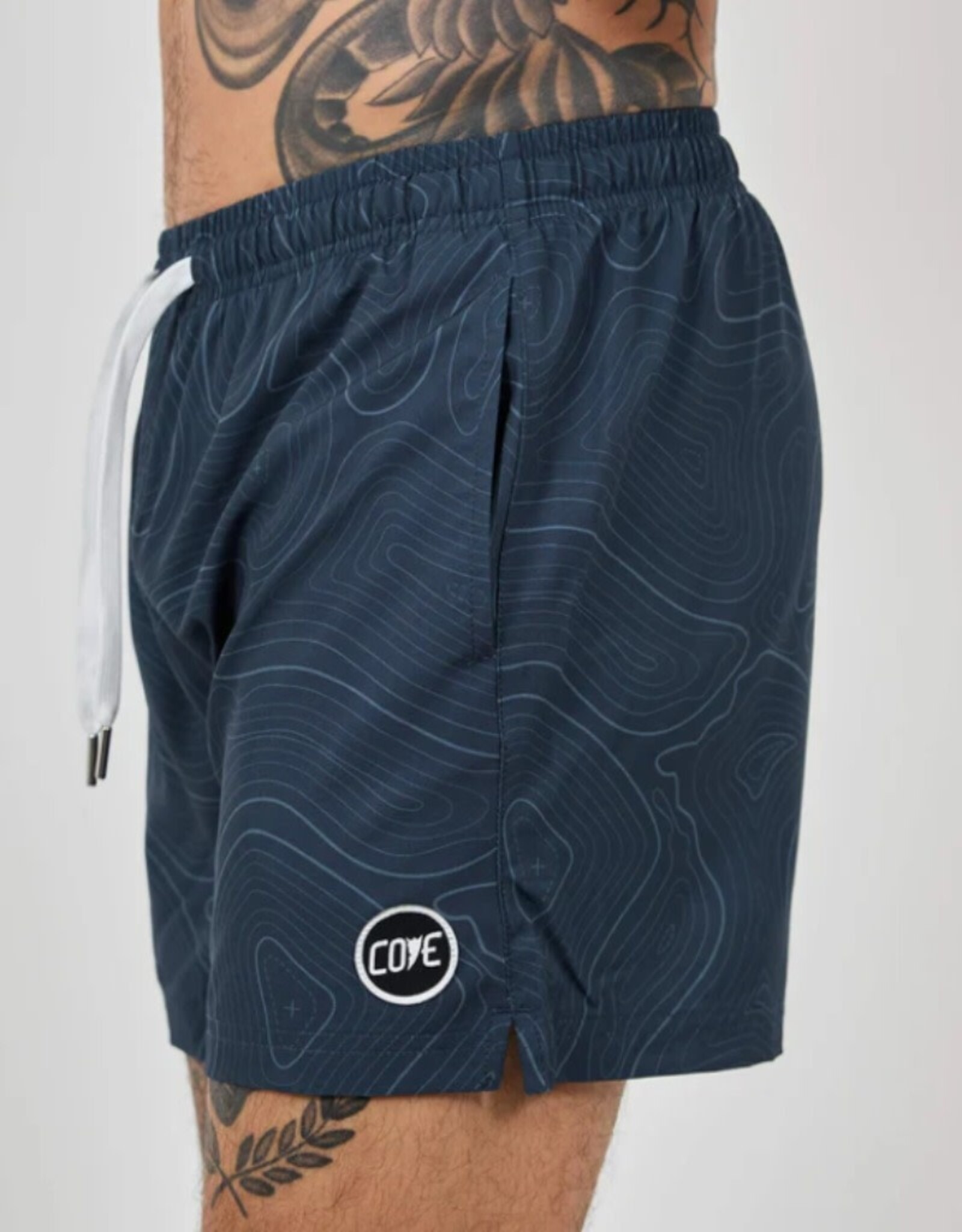 Cove Cove Boardshorts Topo Camo Blue