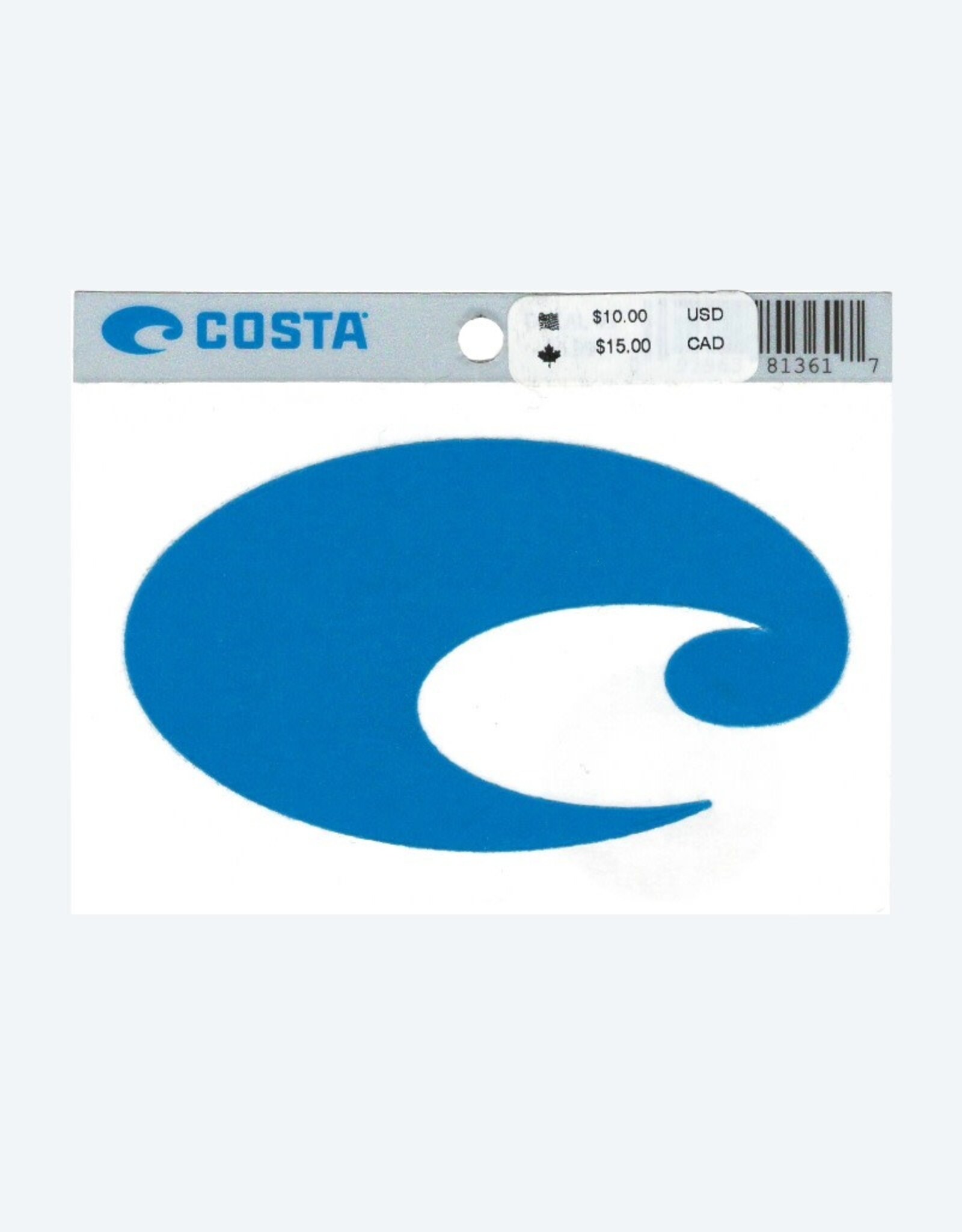 Costa Del Mar Costa Reflective Decal Blue
