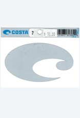 Costa Del Mar Costa Reflective Decal Silver
