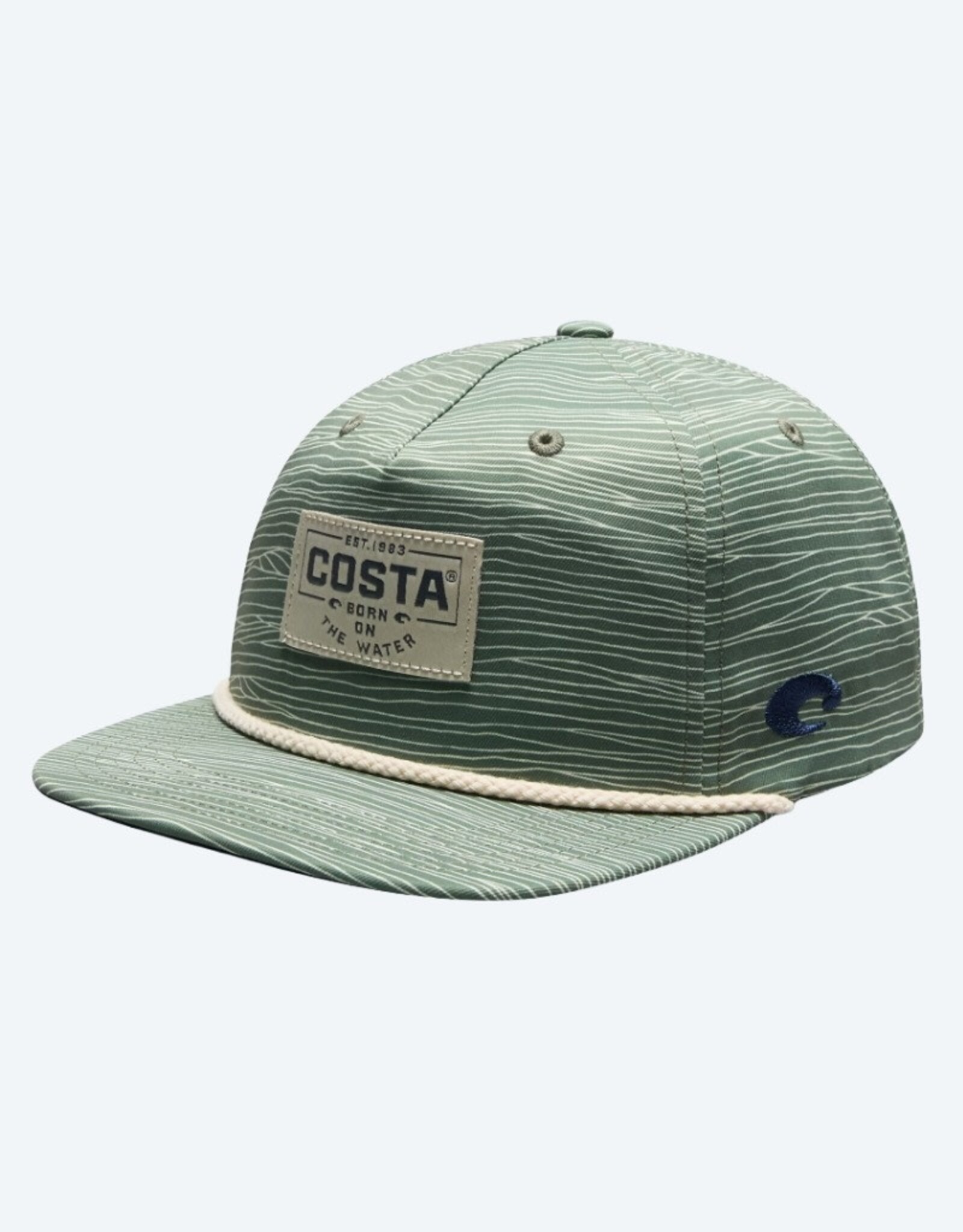 Costa Del Mar Costa Printed Unstructured Hat Dark Sage