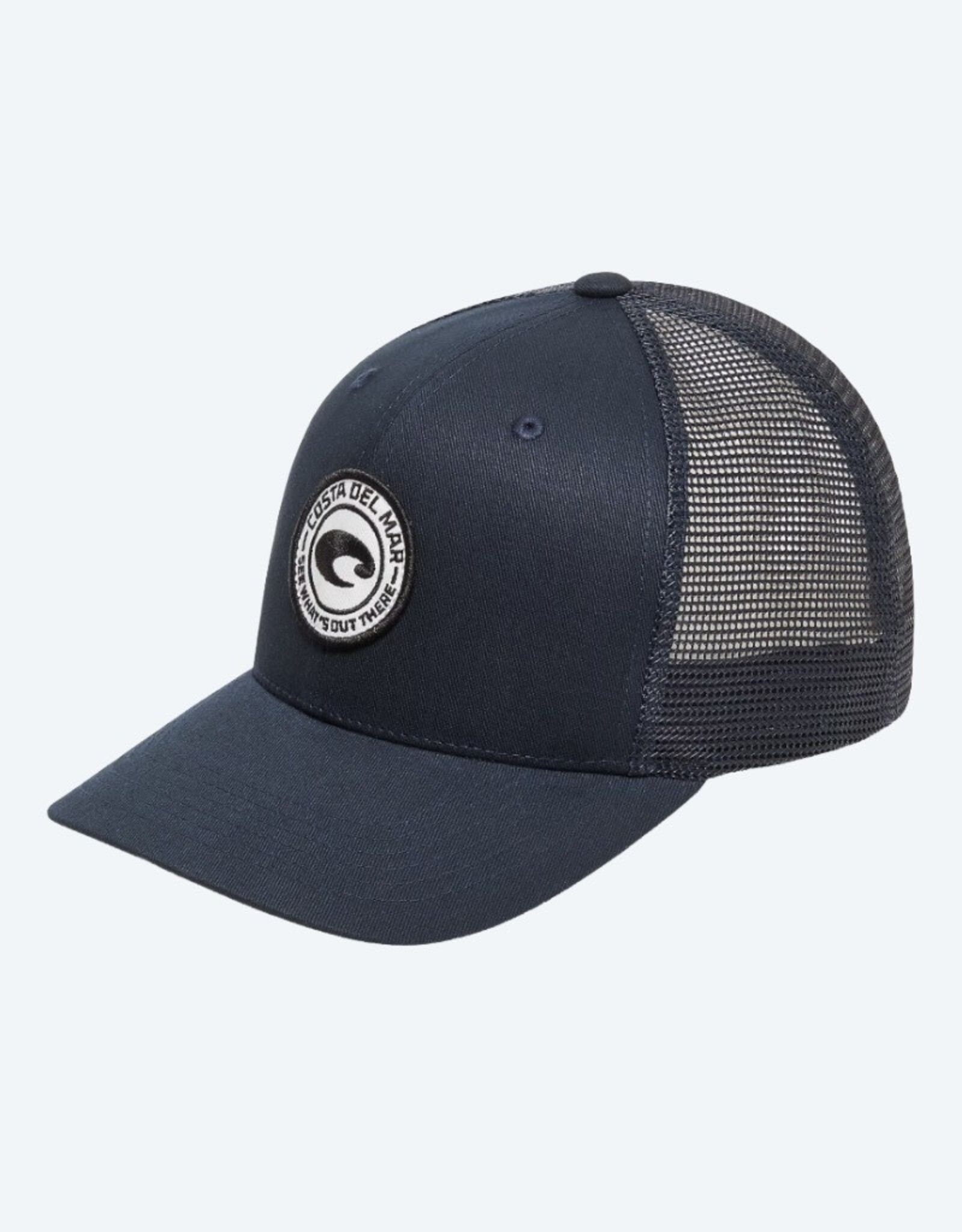 Costa Del Mar Costa Medallion Trucker Hat Black