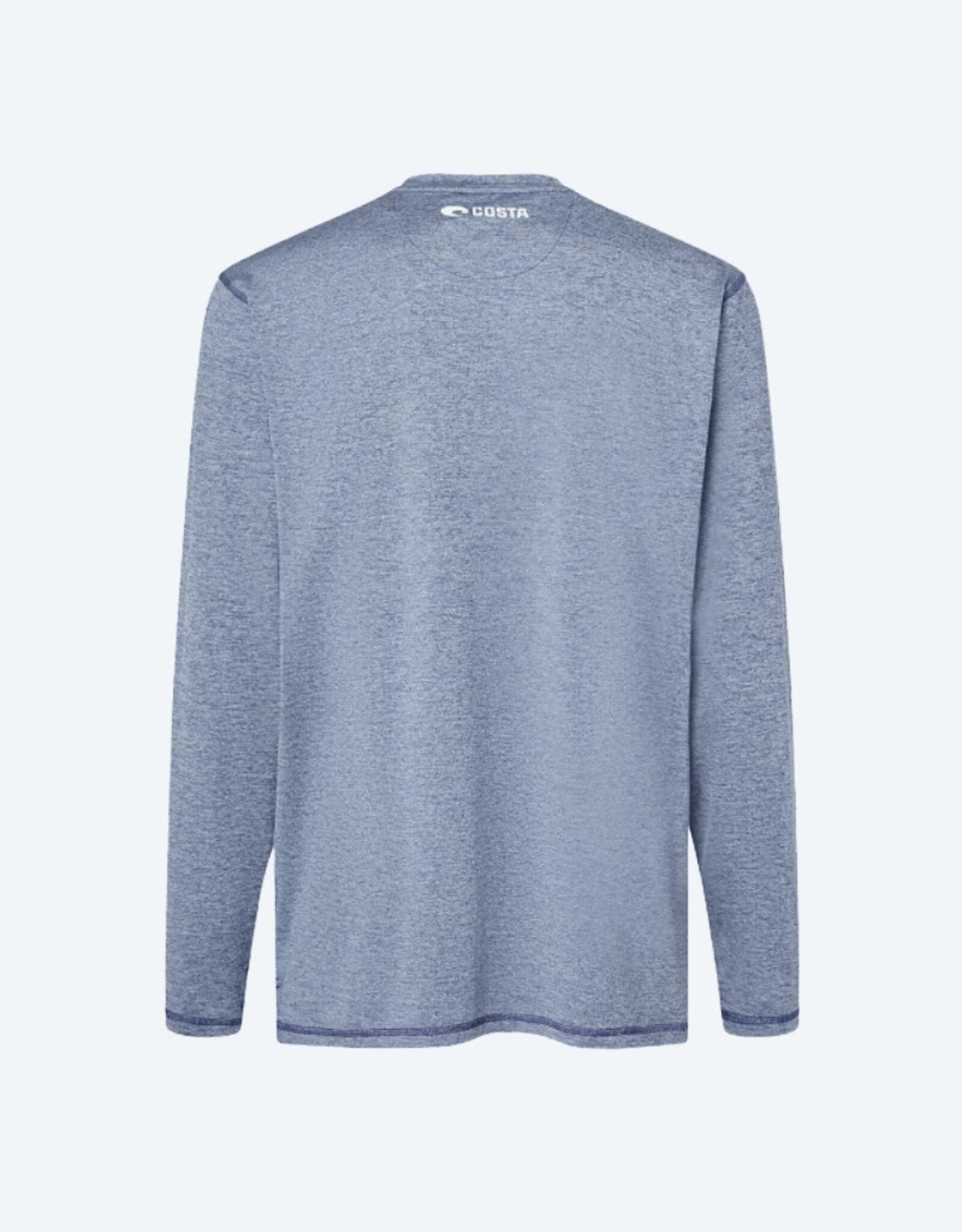 Costa Del Mar Costa Long Sleeve Voyager Performance Shirt Navy Blue