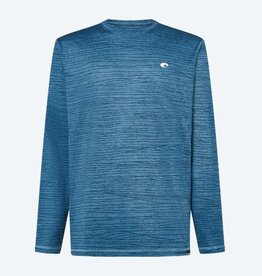 Costa Del Mar Costa Long Sleeve Voyager Performance Shirt Tide Print Blue