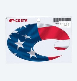 Costa Del Mar Costa Flag Decal