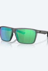 Costa Del Mar Costa Rincon II Matte Smoke Crystal Sunglasses Green Mirror 580G