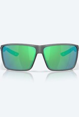 Costa Del Mar Costa Rincon II Matte Smoke Crystal Sunglasses Green Mirror 580G