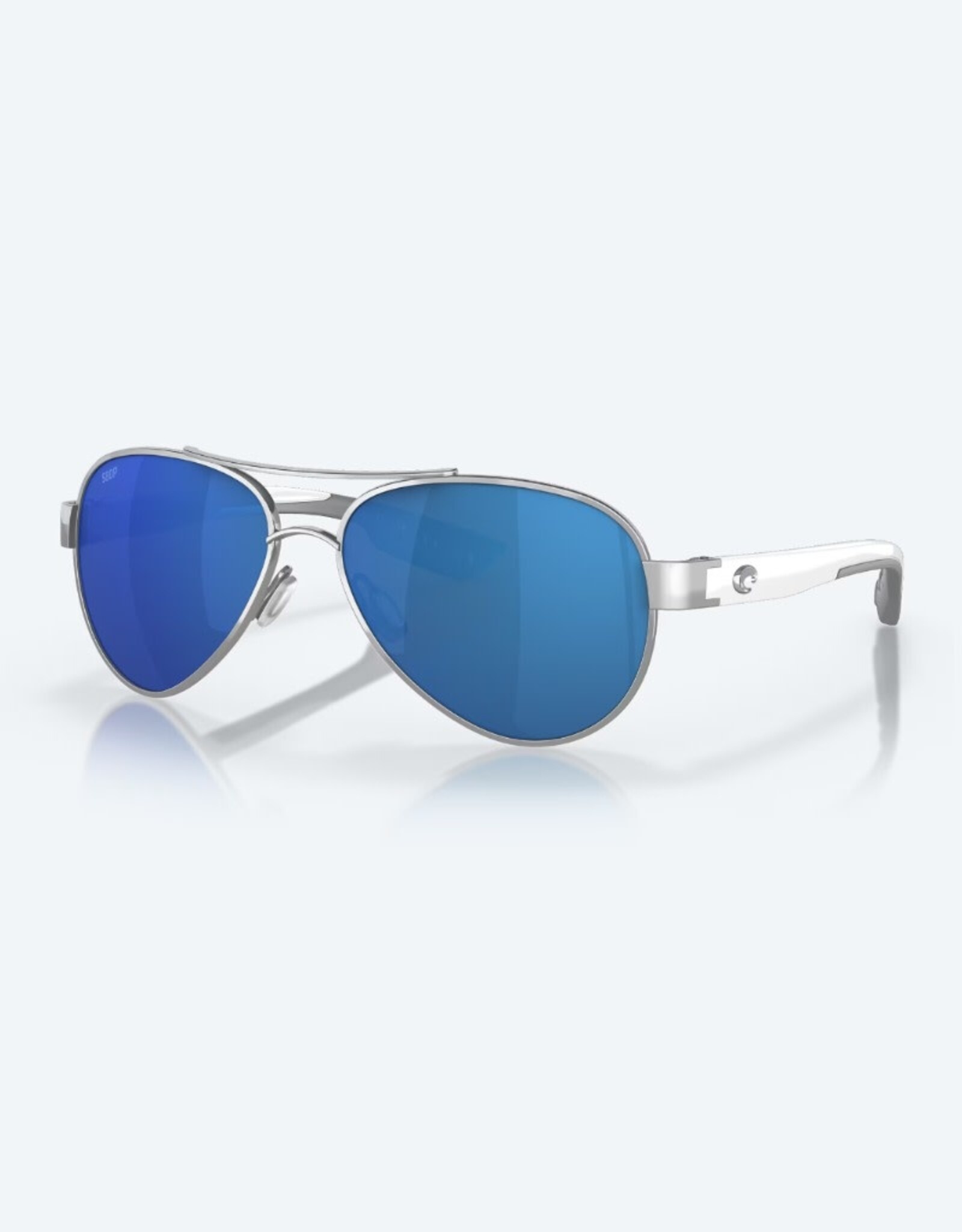 Costa Del Mar Costa Loreto 21 Palladium Sunglasses Blue Mirror 580P