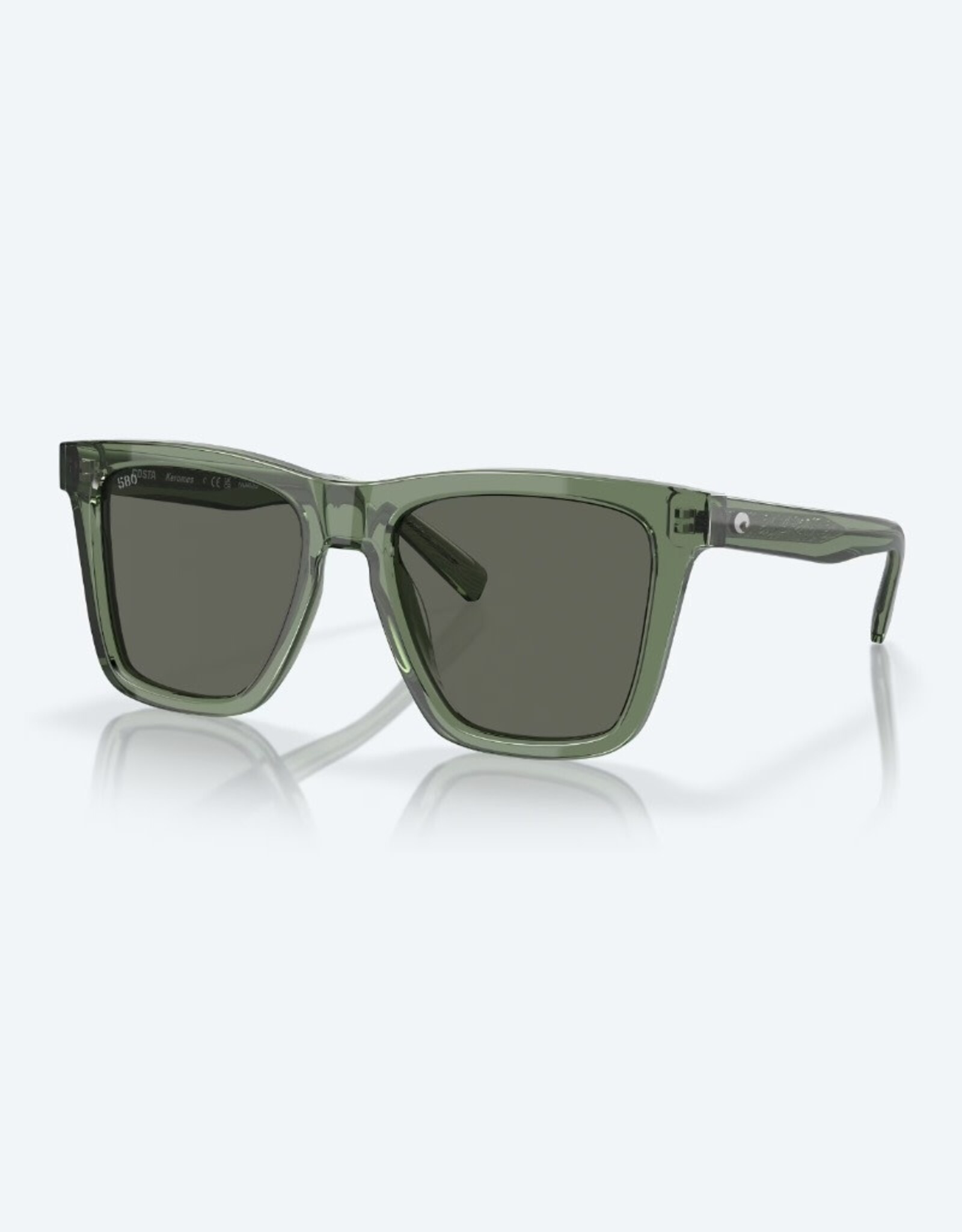Costa Del Mar Costa Keramas Olive Sunglasses Grey 580G