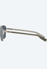 Costa Del Mar Costa Wader 294 Brushed Gunmetal Sunglasses Grey Silver Mirror 580P