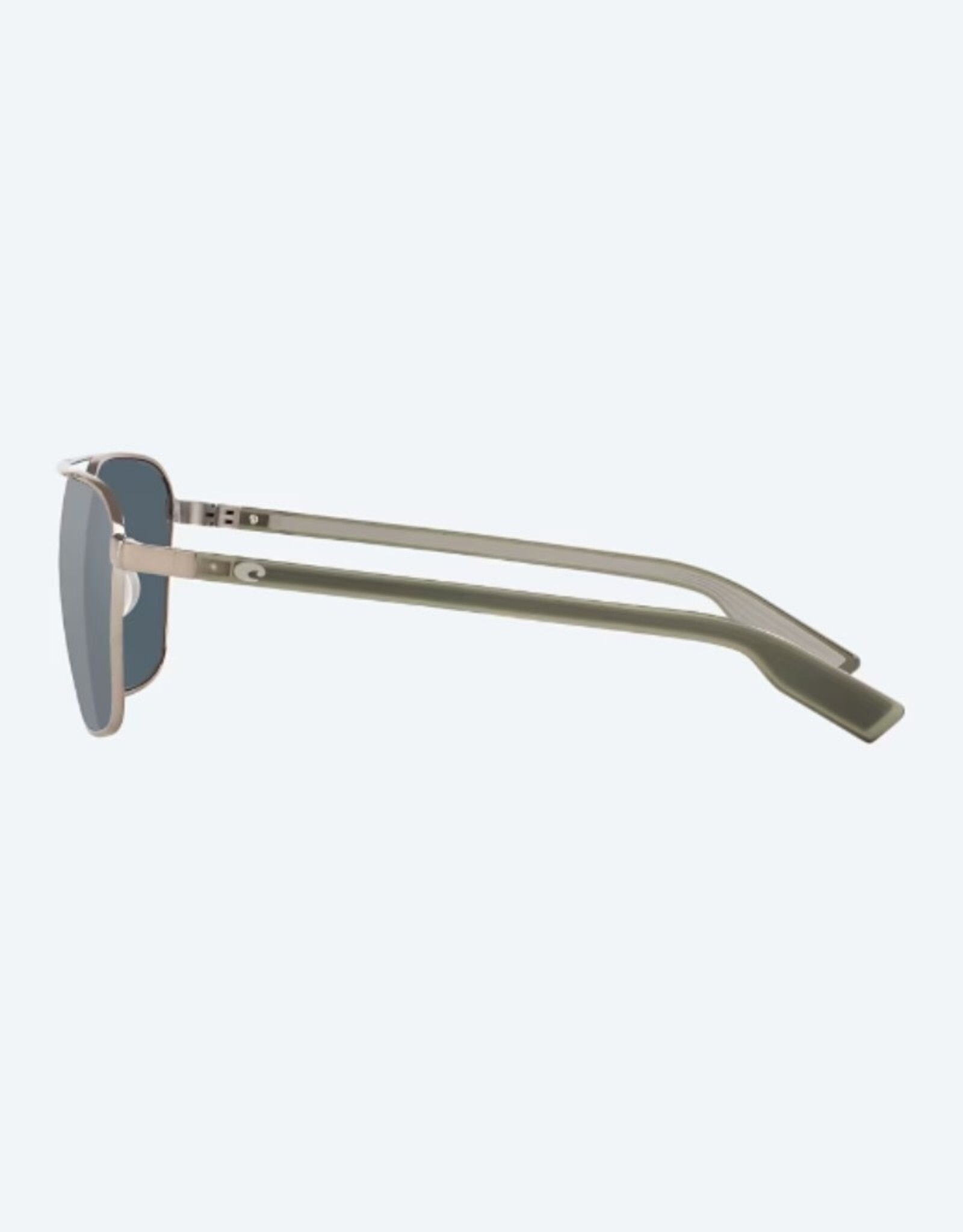 Costa Del Mar Costa Wader 294 Brushed Gunmetal Sunglasses Grey Silver Mirror 580P