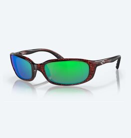 Costa Del Mar Costa Brine 10 Tortoise Sunglasses Green Mirror 580P