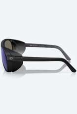 Costa Del Mar Costa Grand Catalina Matte Black Sunglasses Blue Mirror 580G
