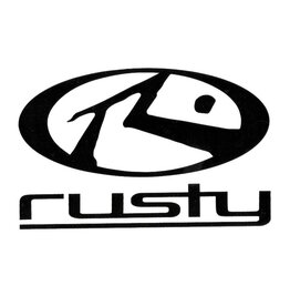 Rusty Rusty Logo Sticker