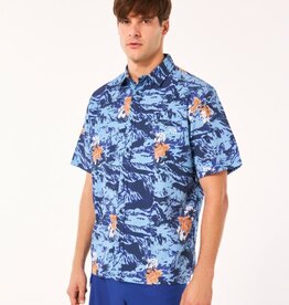 Oakley Oakley All Day Rc Shirt Tiger Flowers Camo Blue