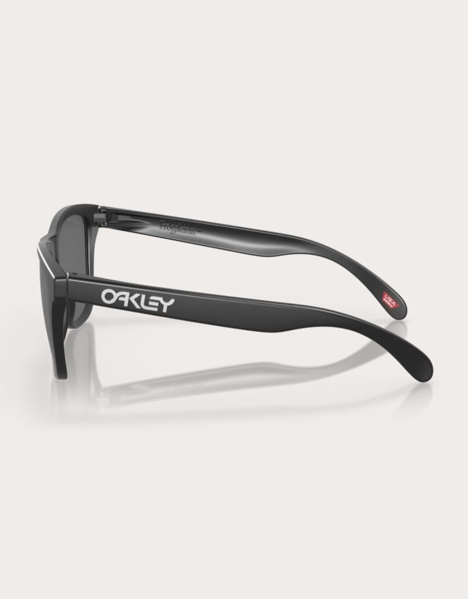 Oakley Oakley Frogskins Matte Black Sunglasses Prizm Black Polarized