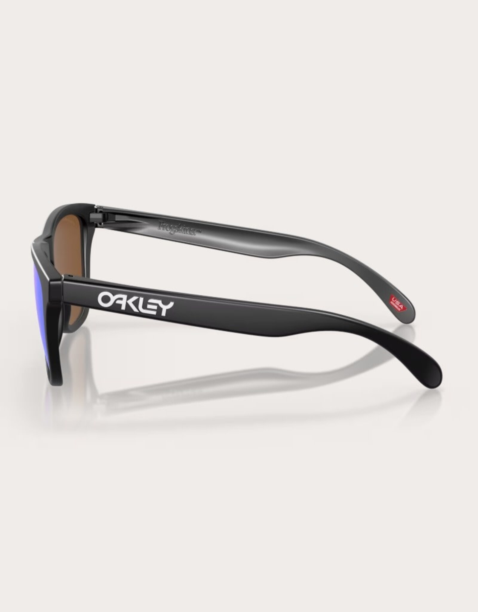 Oakley Oakley Frogskins Matte Black Sunglasses Prizm Violet