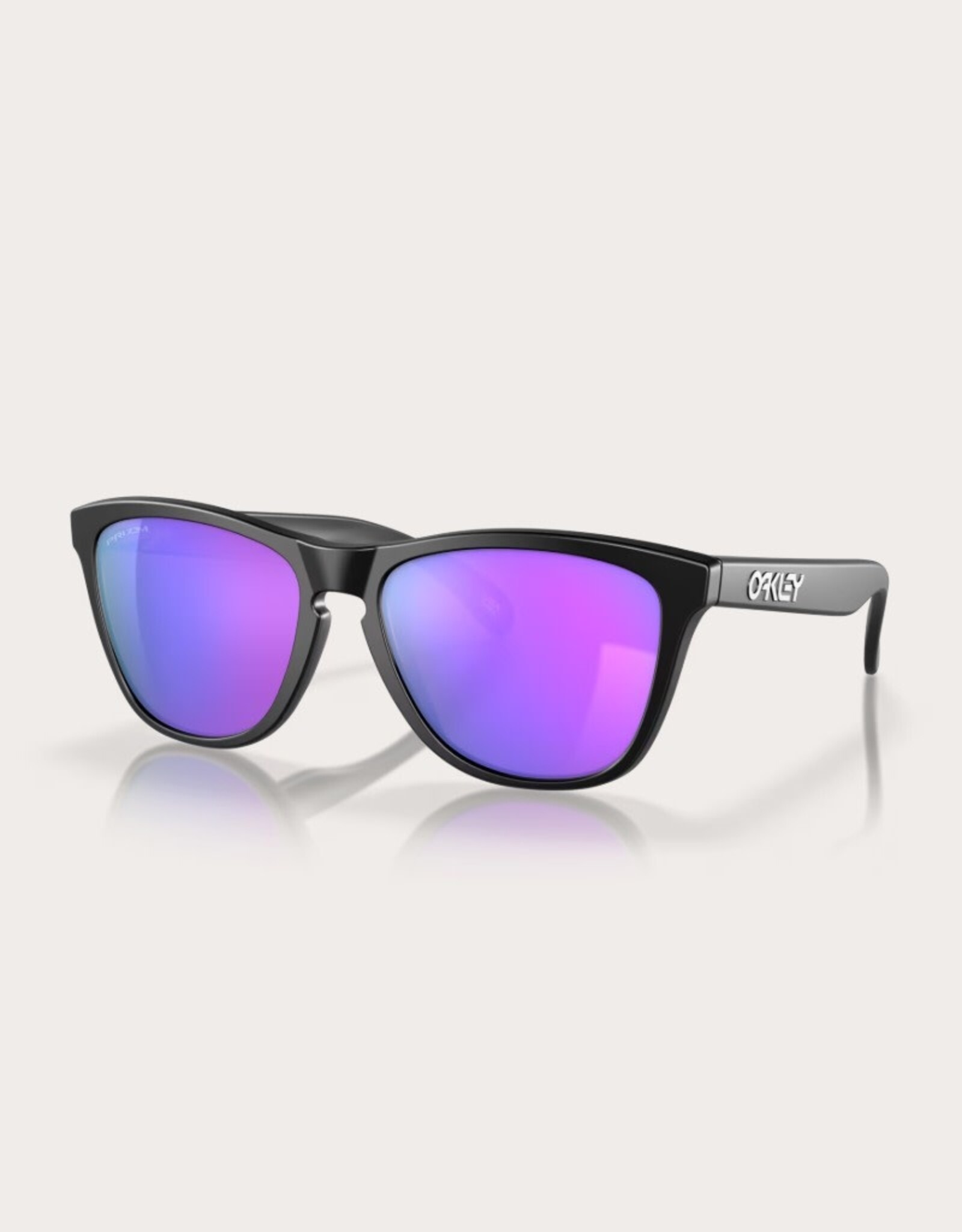 Oakley Oakley Frogskins Matte Black Sunglasses Prizm Violet