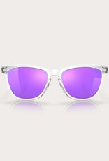 Oakley Oakley Frogskins Polished Clear Sunglasses Prizm Violet