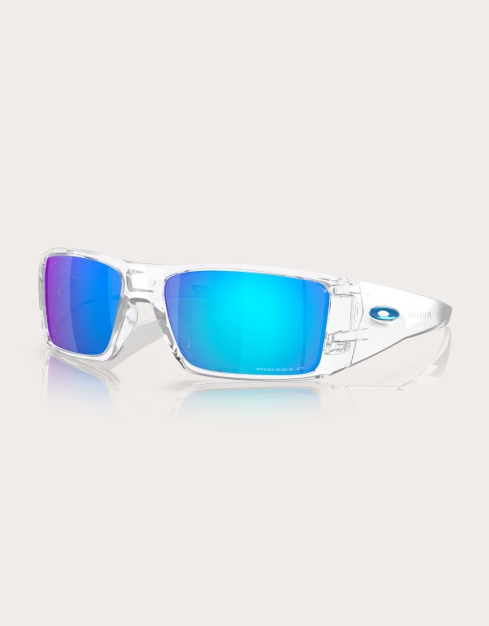 Oakley Oakley Heliostat Clear Sunglasses Prizm Sapphire Polarized