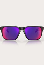Oakley Oakley Holbrook Matte Black Sunglasses Positive Red Iridium