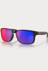 Oakley Oakley Holbrook Matte Black Sunglasses Positive Red Iridium