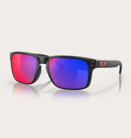 Oakley Oakley Holbrook Matte Black Sunglasses Positive Red Iridium